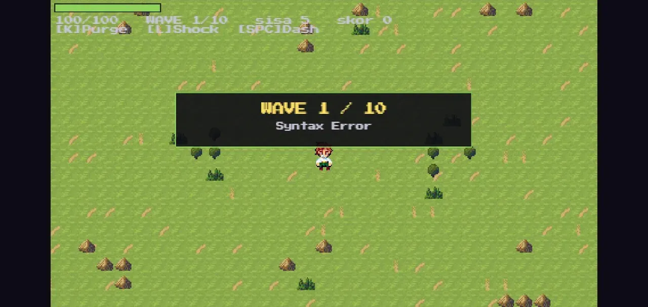 Tangkapan layar DEBUG RUN