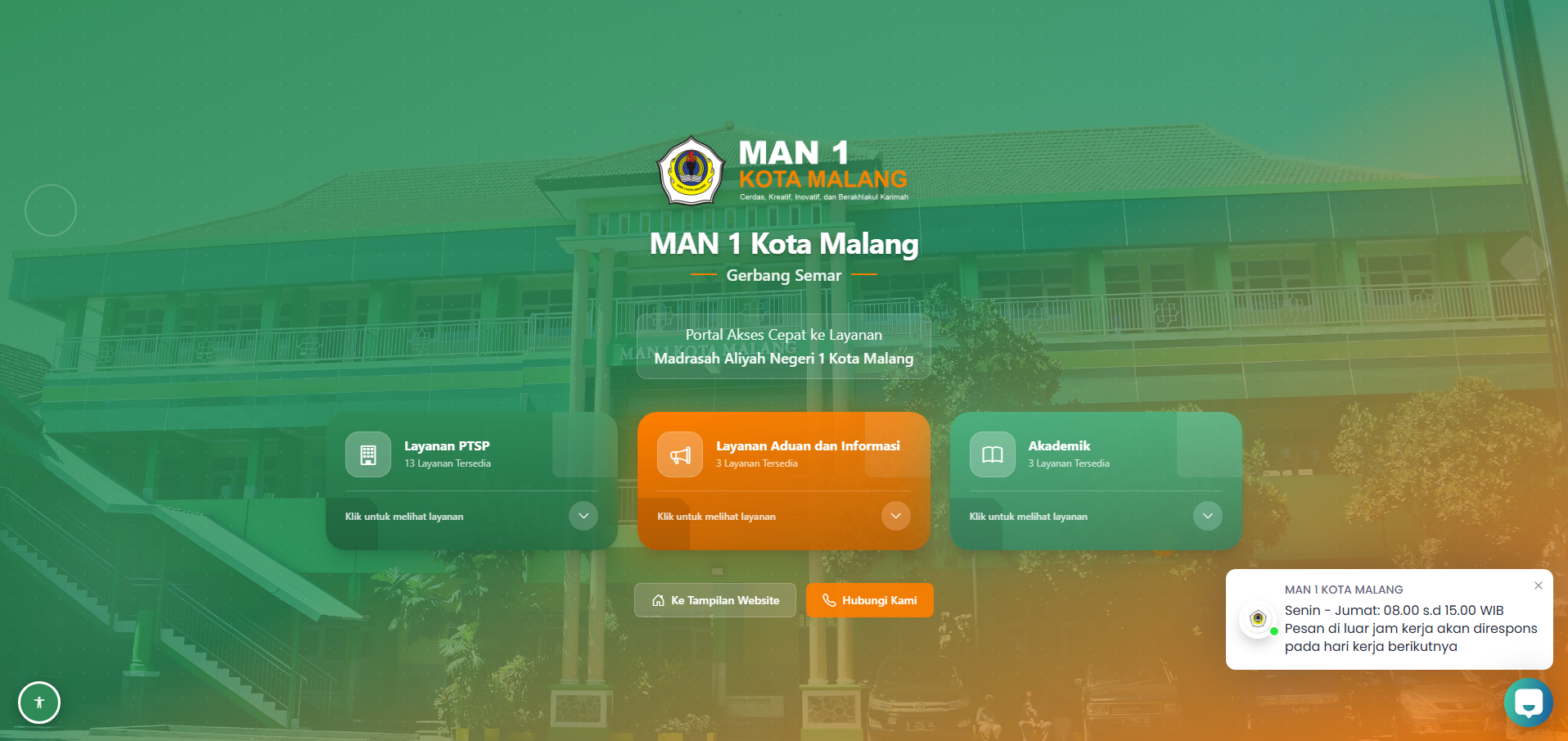 Gerbang Semar — MAN 1 Kota Malang