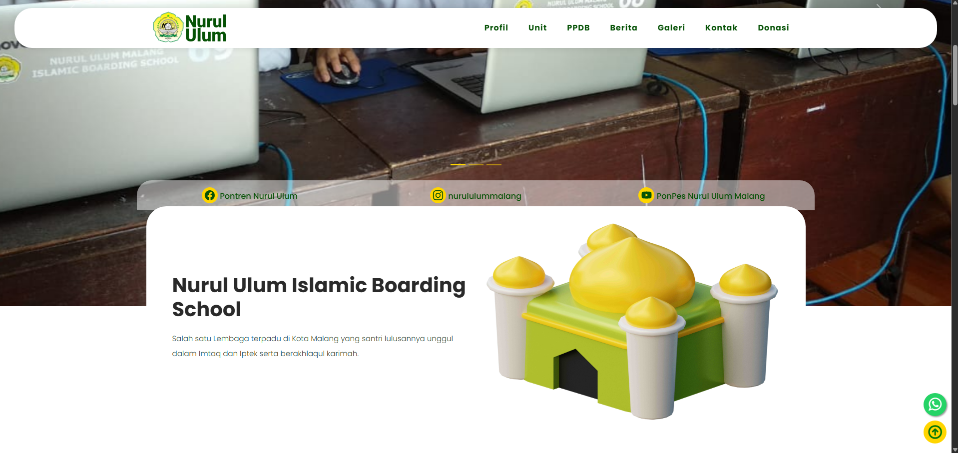 Nurul Ulum — Website Profil Ponpes